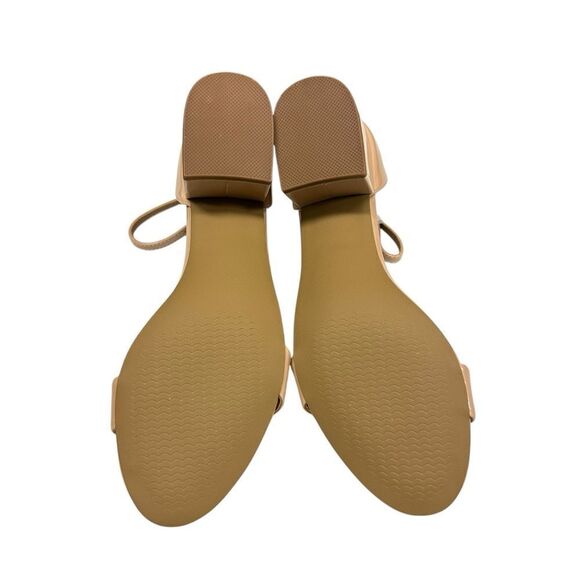 Steve Madden Irenee Blush Patent Leather Block Heel Sandals | Size 9 - Picture 5 of 8